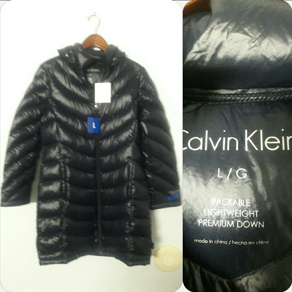 calvin klein lightweight puffer jacket